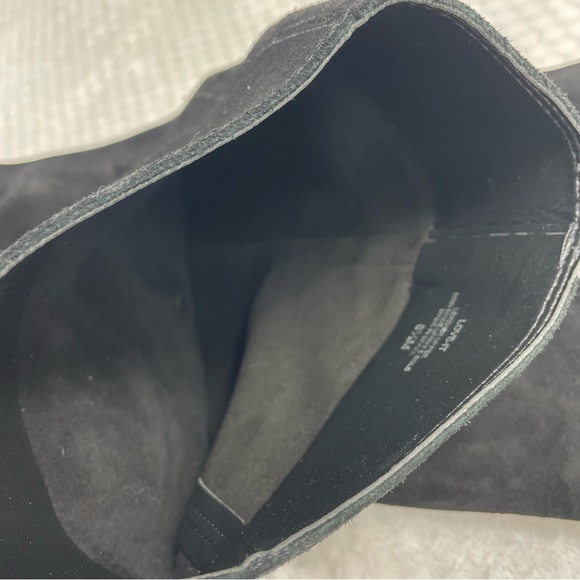 🔥Gianni Bini Women Love It Style Boots Black Leather Suede Pull On Size 8,5 - Picture 9 of 15
